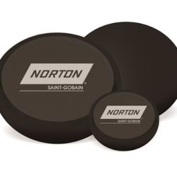 Norton skumsvamp polerrondell svart myk plan